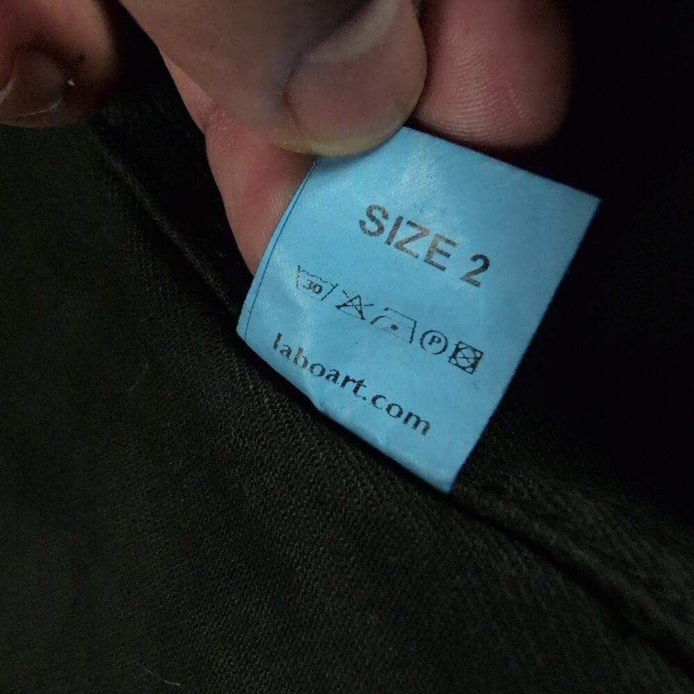 Labo.art Women’s Dark Olive Green Jacket Size 2 100% Cotton Archived Old Label - Picture 9 of 11